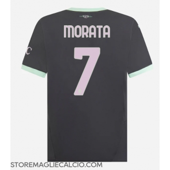 AC Milan Alvaro Morata #7 Maglia Gara Terza Repliche 2024-25 Maniche Corte